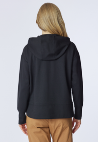 Felpa con cappuccio e zip punto milano