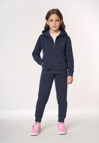 Felpa con cappuccio e chiusura zip