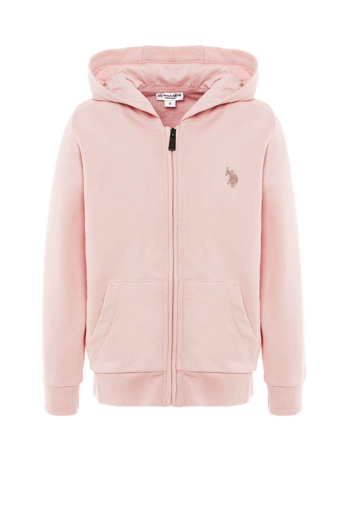 Felpa con cappuccio e chiusura zip