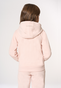 Felpa con cappuccio e chiusura zip