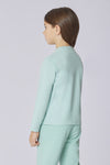 T-shirt a maniche lunghe in cotone stretch jersey