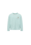 T-shirt a maniche lunghe in cotone stretch jersey