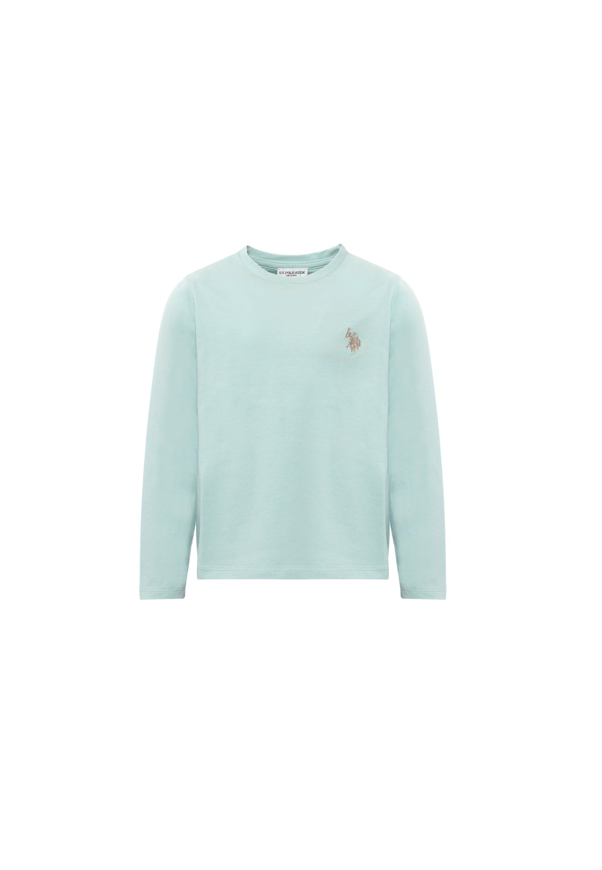 T-shirt a maniche lunghe in cotone stretch jersey
