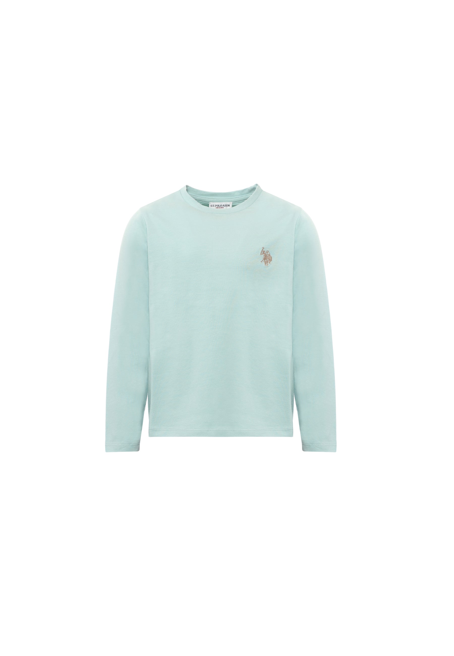 T-shirt a maniche lunghe in cotone stretch jersey