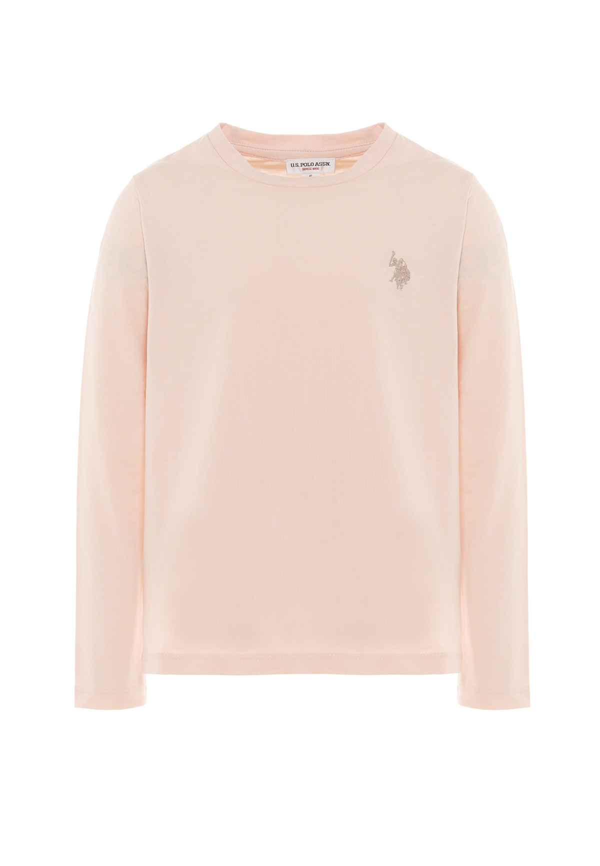 T-shirt a maniche lunghe in cotone stretch jersey