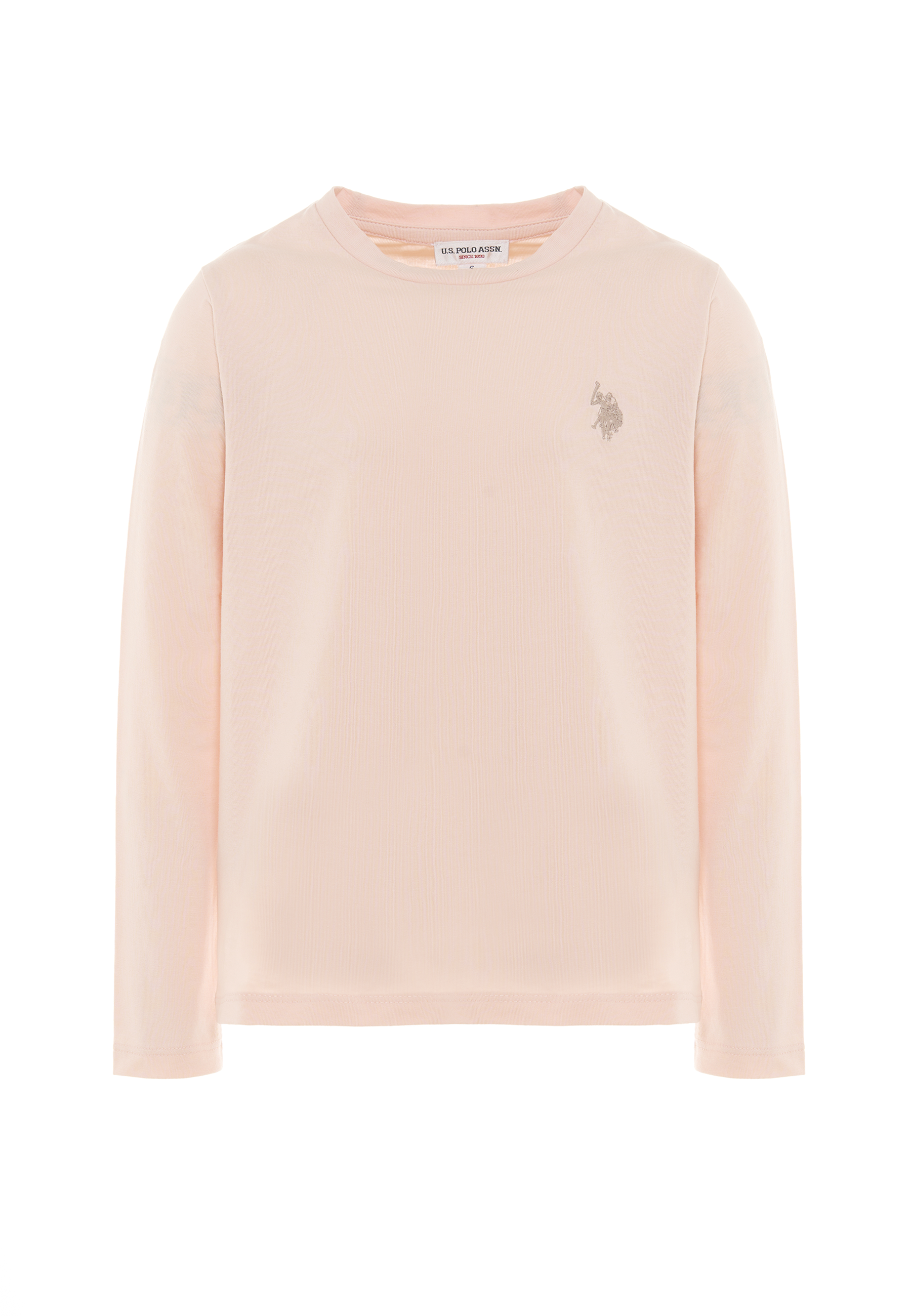 T-shirt a maniche lunghe in cotone stretch jersey