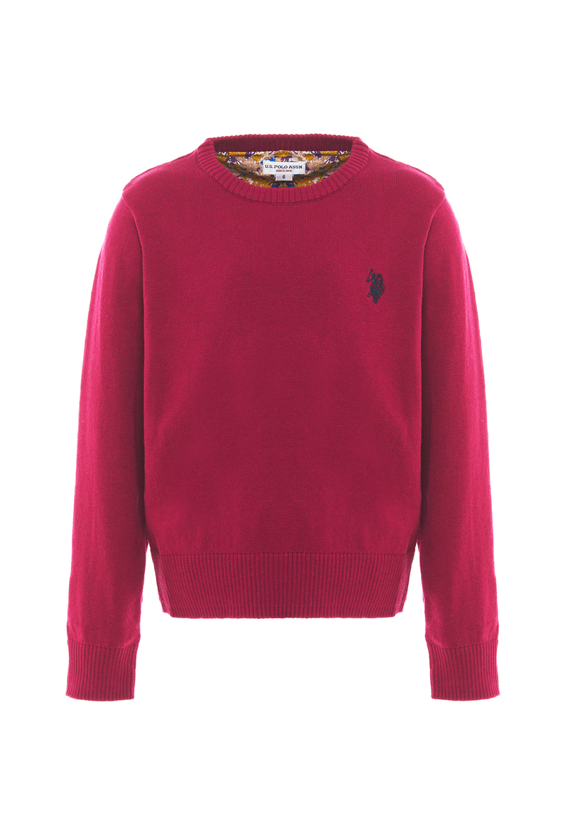 Maglia girocollo con logo