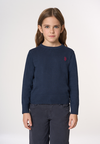 Maglia girocollo con logo