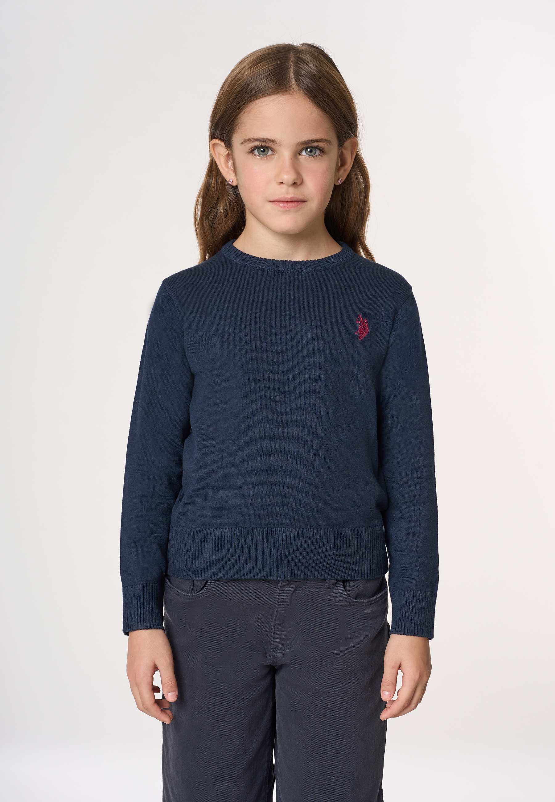 Maglia girocollo con logo