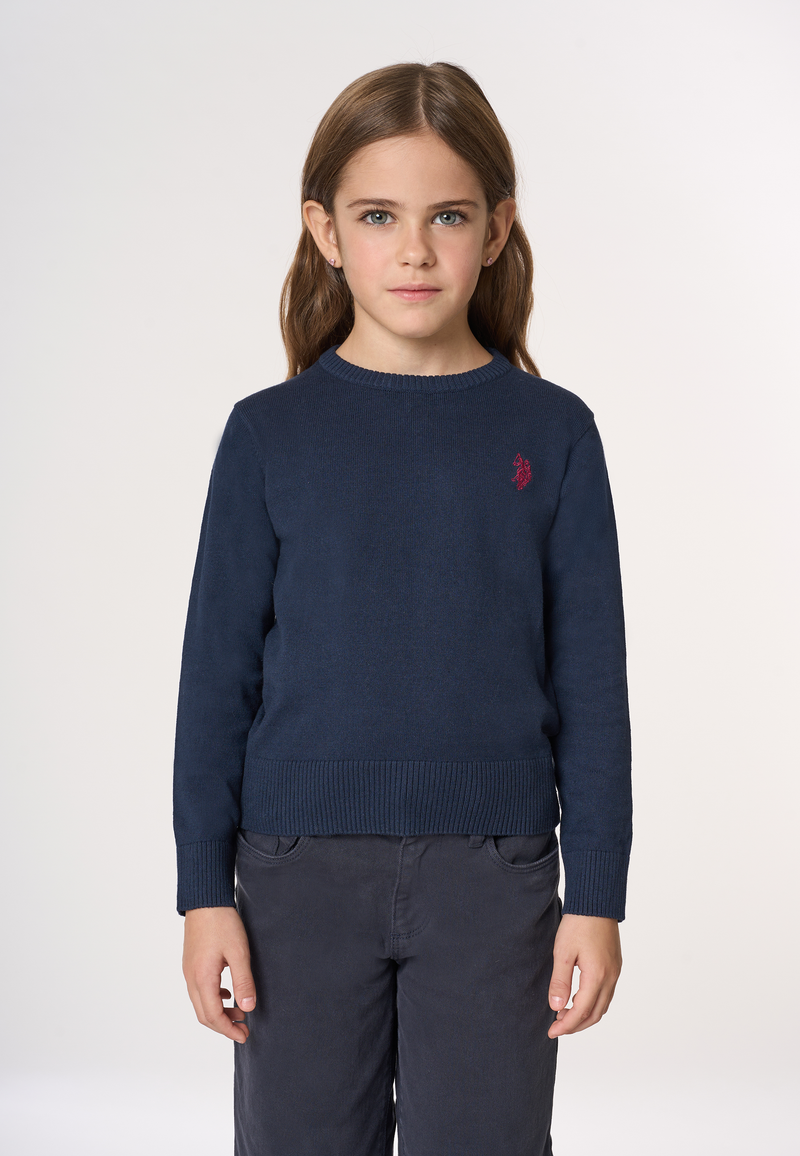 Maglia girocollo con logo