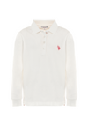 Polo shirt a maniche lunghe micro piquet stretch