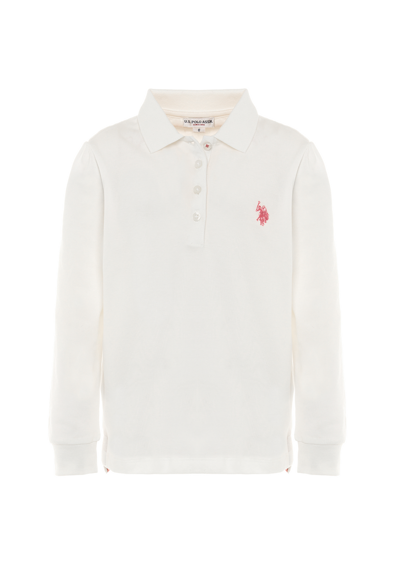 Polo shirt a maniche lunghe micro piquet stretch