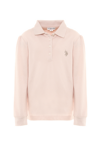 Polo shirt a maniche lunghe micro piquet stretch