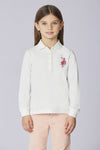 Polo shirt a maniche lunghe con logo