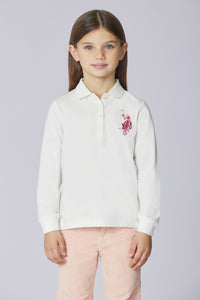 Polo shirt a maniche lunghe con logo