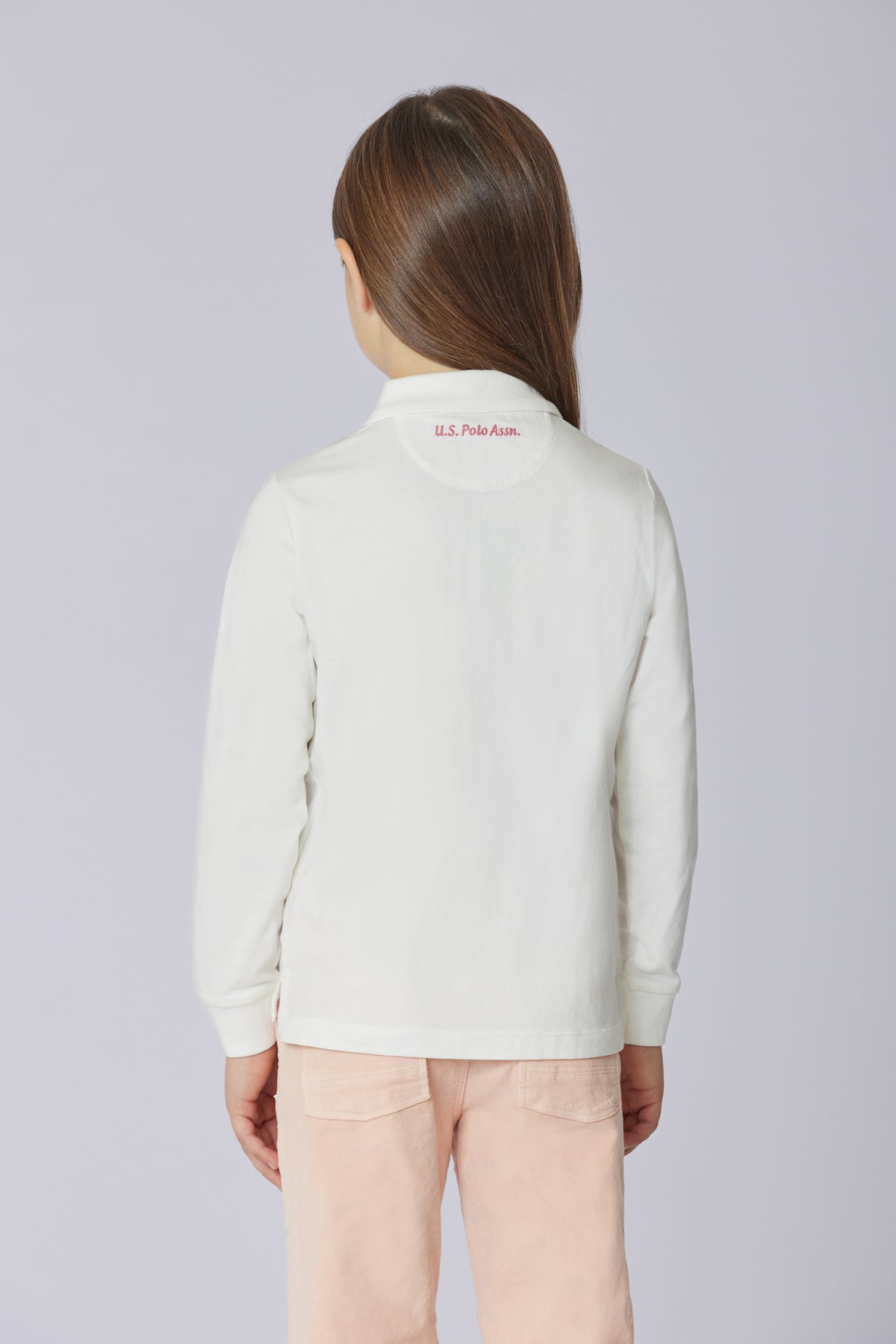 Polo shirt a maniche lunghe con logo