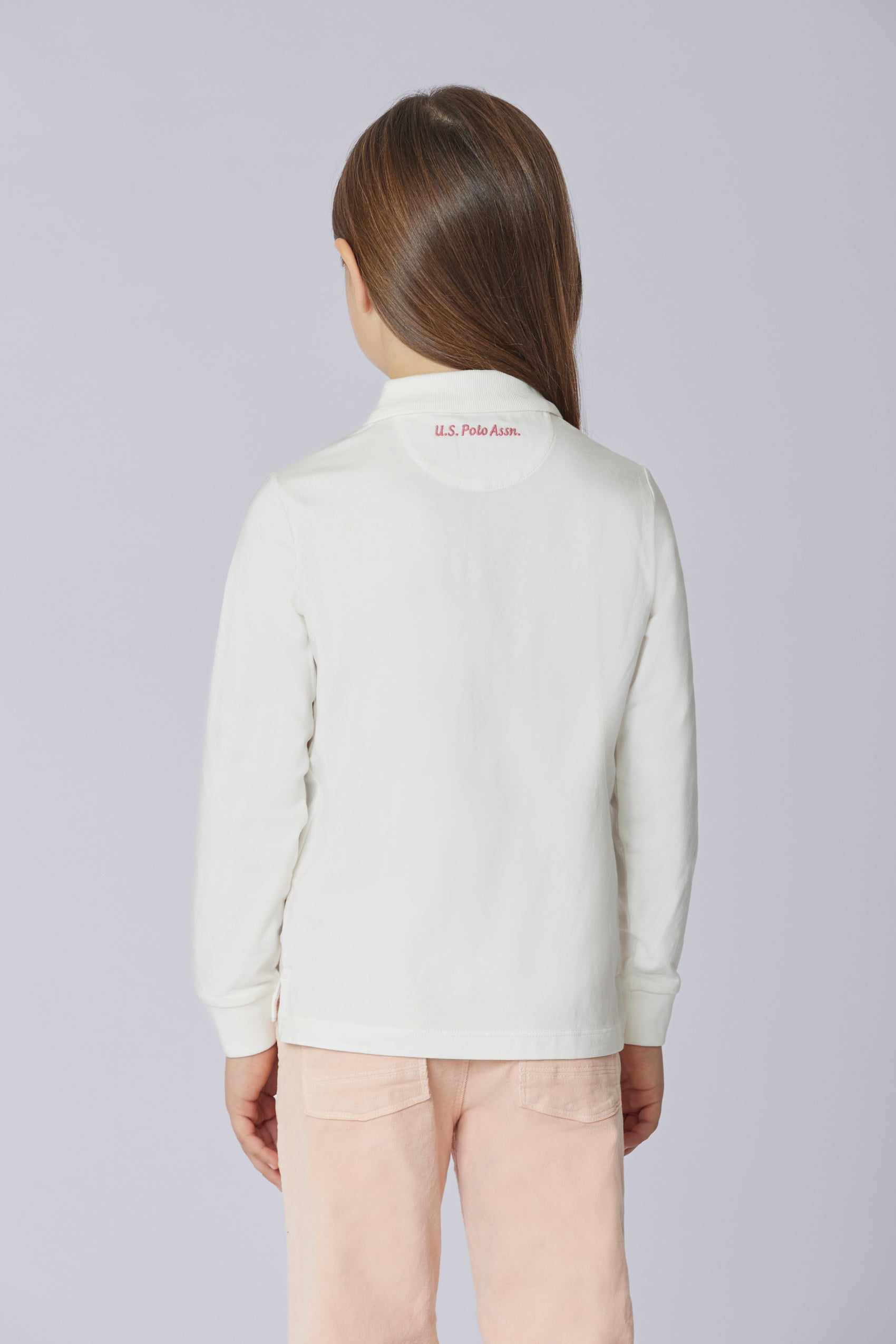 Polo shirt a maniche lunghe con logo