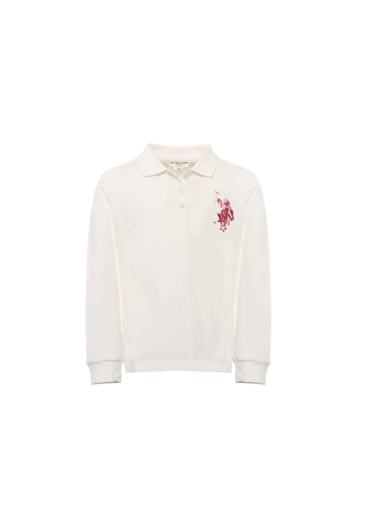 Polo shirt a maniche lunghe con logo