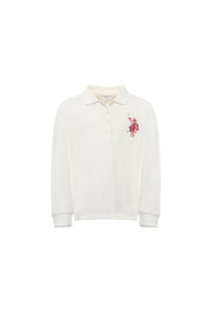 Polo shirt a maniche lunghe con logo