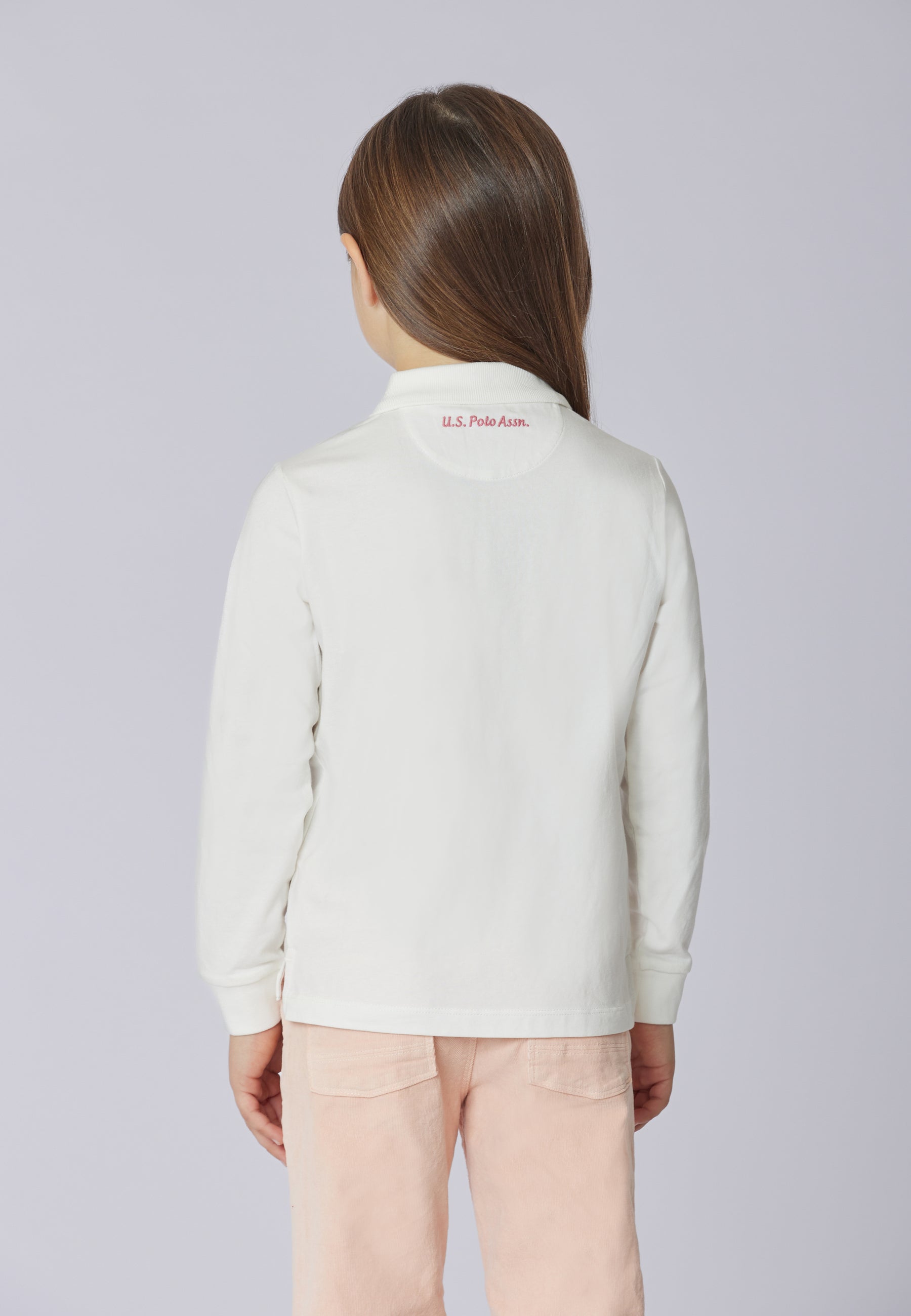 Polo shirt a maniche lunghe con logo