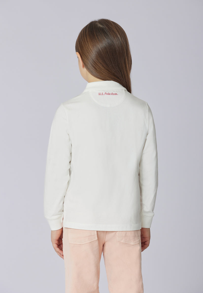 Polo shirt a maniche lunghe con logo