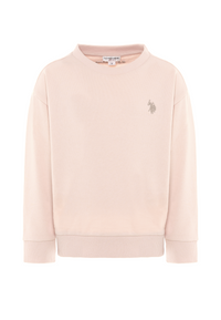 Felpa girocollo felpata internamente