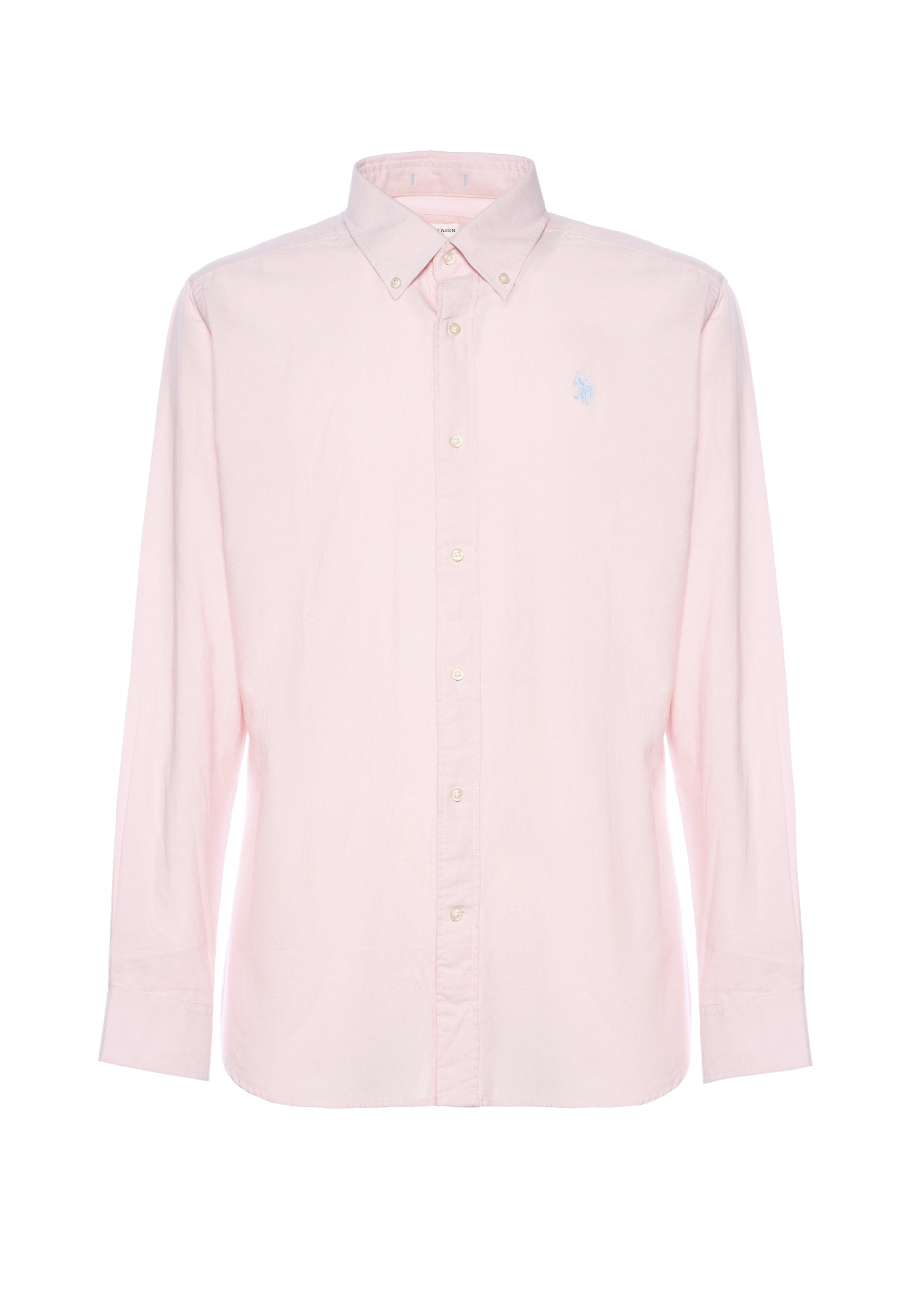 Camicia da uomo slim fit in oxford pin point con colletto button down