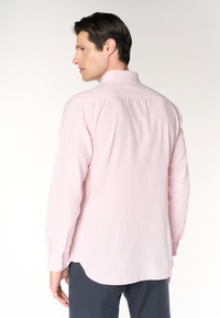 Camicia da uomo slim fit in oxford pin point con colletto button down