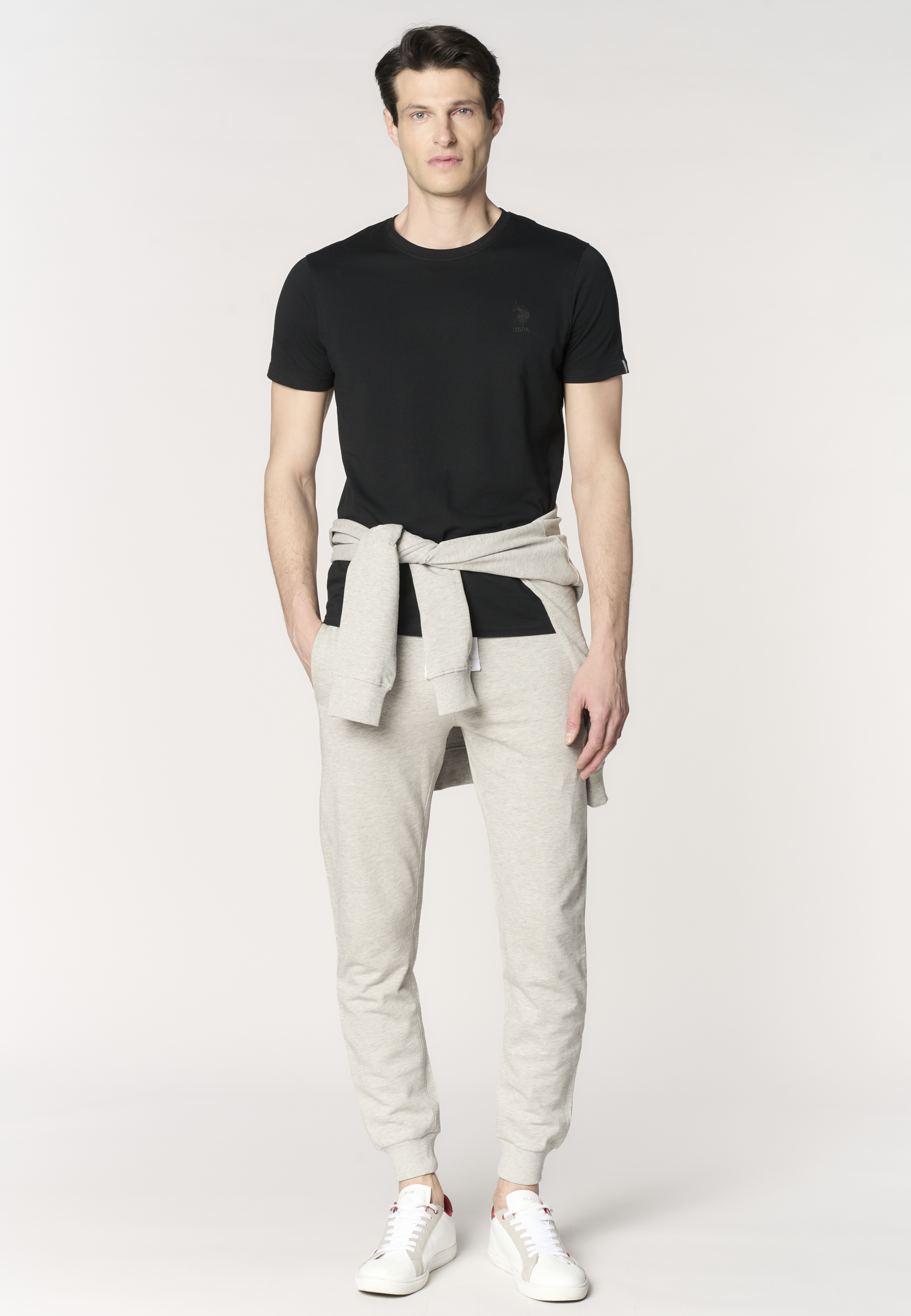 Pantaloni in felpa da uomo con coulisse regolabile