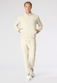 Pantalone sportivo da uomo con coulisse regolabile in scuba fleece