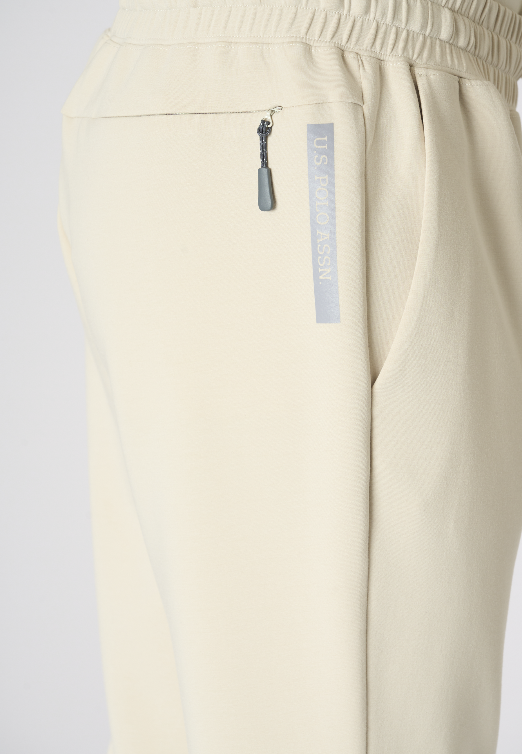 Pantalone sportivo da uomo con coulisse regolabile in scuba fleece