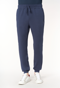 Pantalone sportivo da uomo con coulisse regolabile in scuba fleece