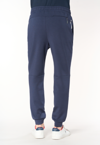 Pantalone sportivo da uomo con coulisse regolabile in scuba fleece