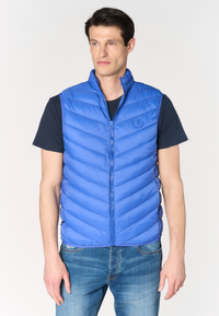 Gilet imbottito da uomo in nylon riciclato ultra leggero