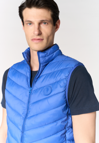 Gilet imbottito da uomo in nylon riciclato ultra leggero