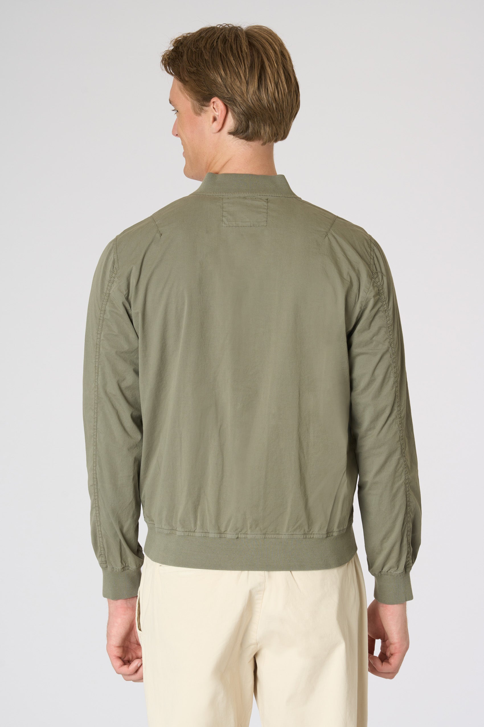 Bomber uomo full zip con tasche