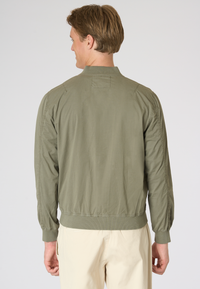 Giacca bomber da uomo con chiusura full zip e tasche laterali