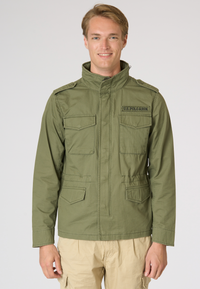Giacca field da uomo in cotone gabardine