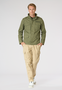Giacca field da uomo in cotone gabardine