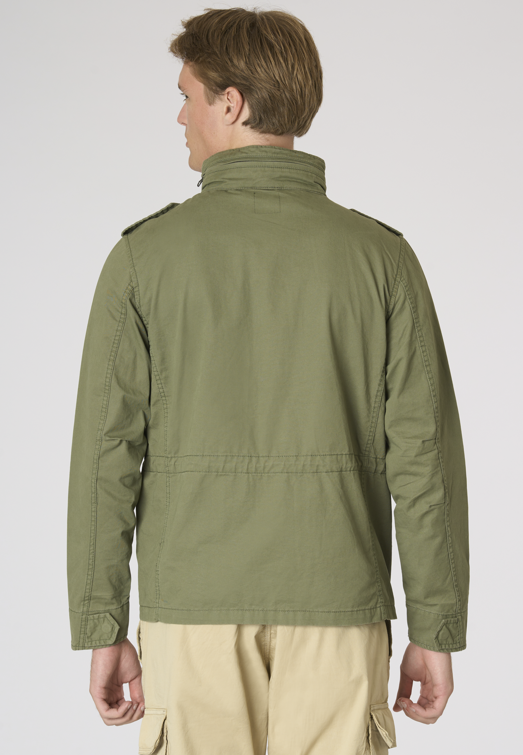 Giacca field da uomo in cotone gabardine