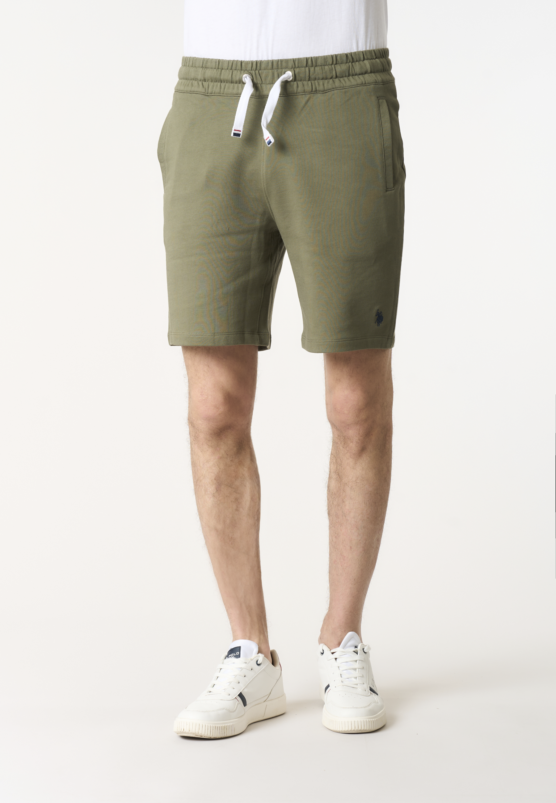 Pantalone corto da uomo in felpa con coulisse regolabile