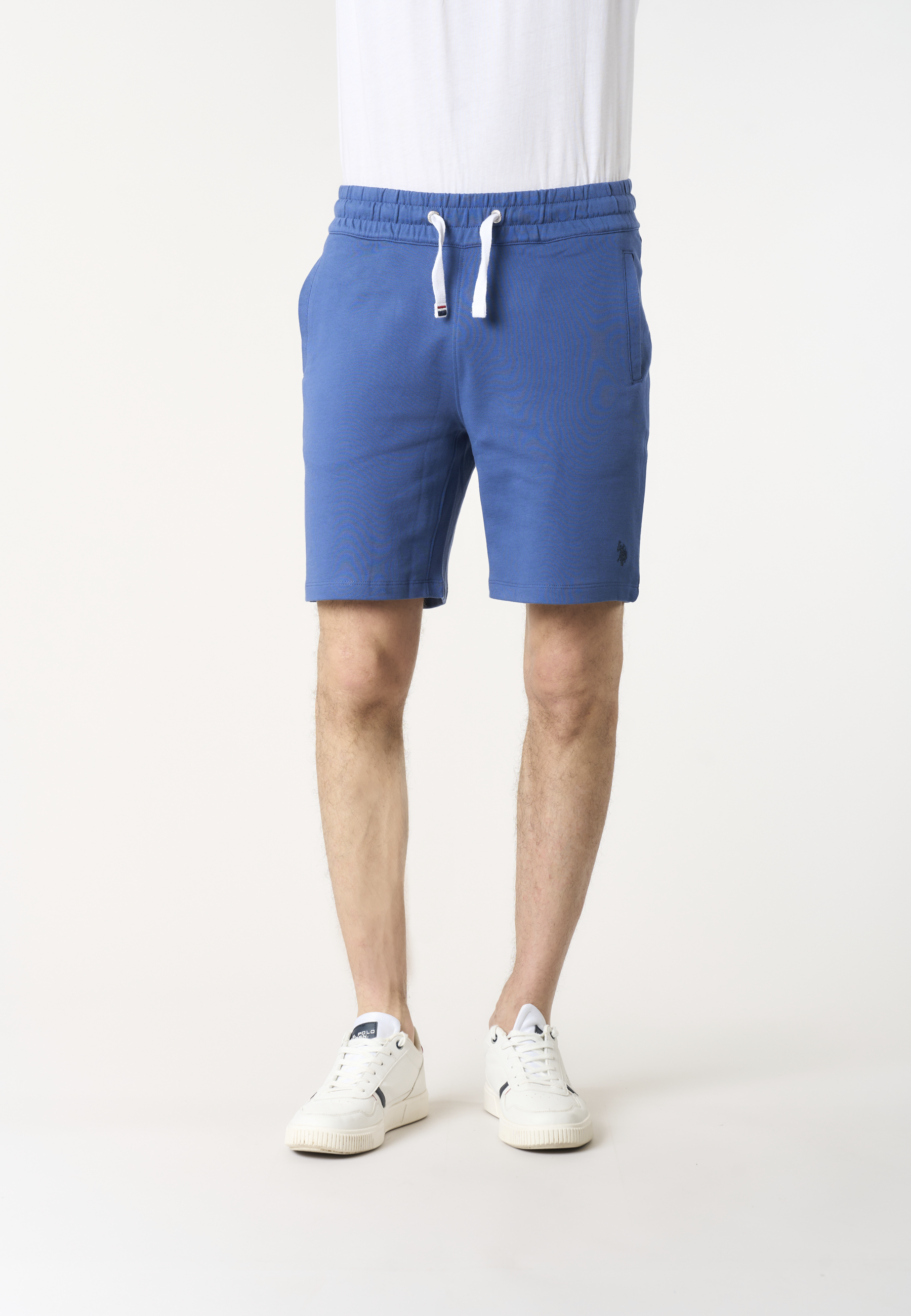 Pantalone corto da uomo in felpa con coulisse regolabile