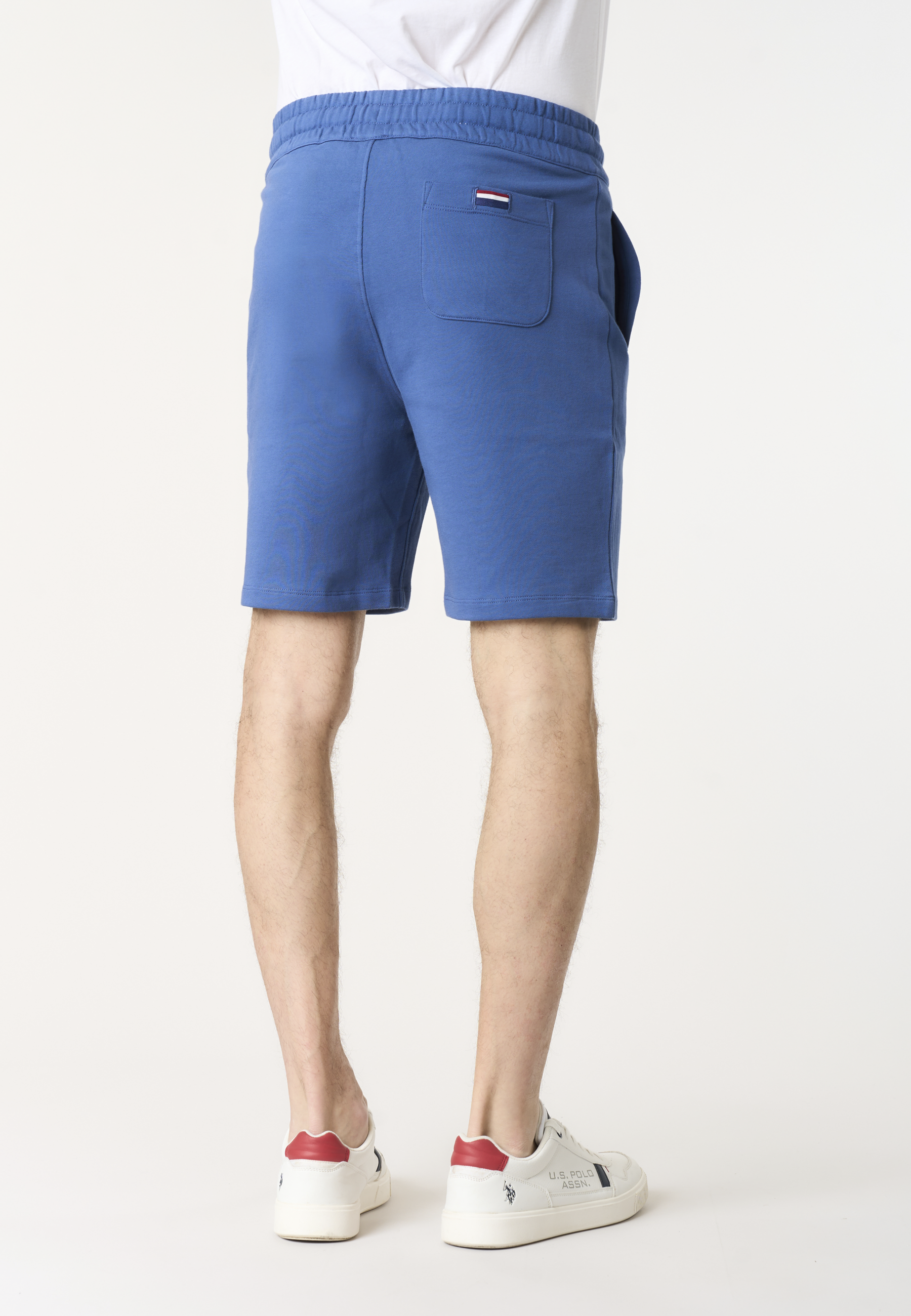 Pantalone corto da uomo in felpa con coulisse regolabile