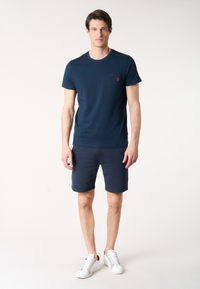 Pantalone corto da uomo in felpa con coulisse regolabile