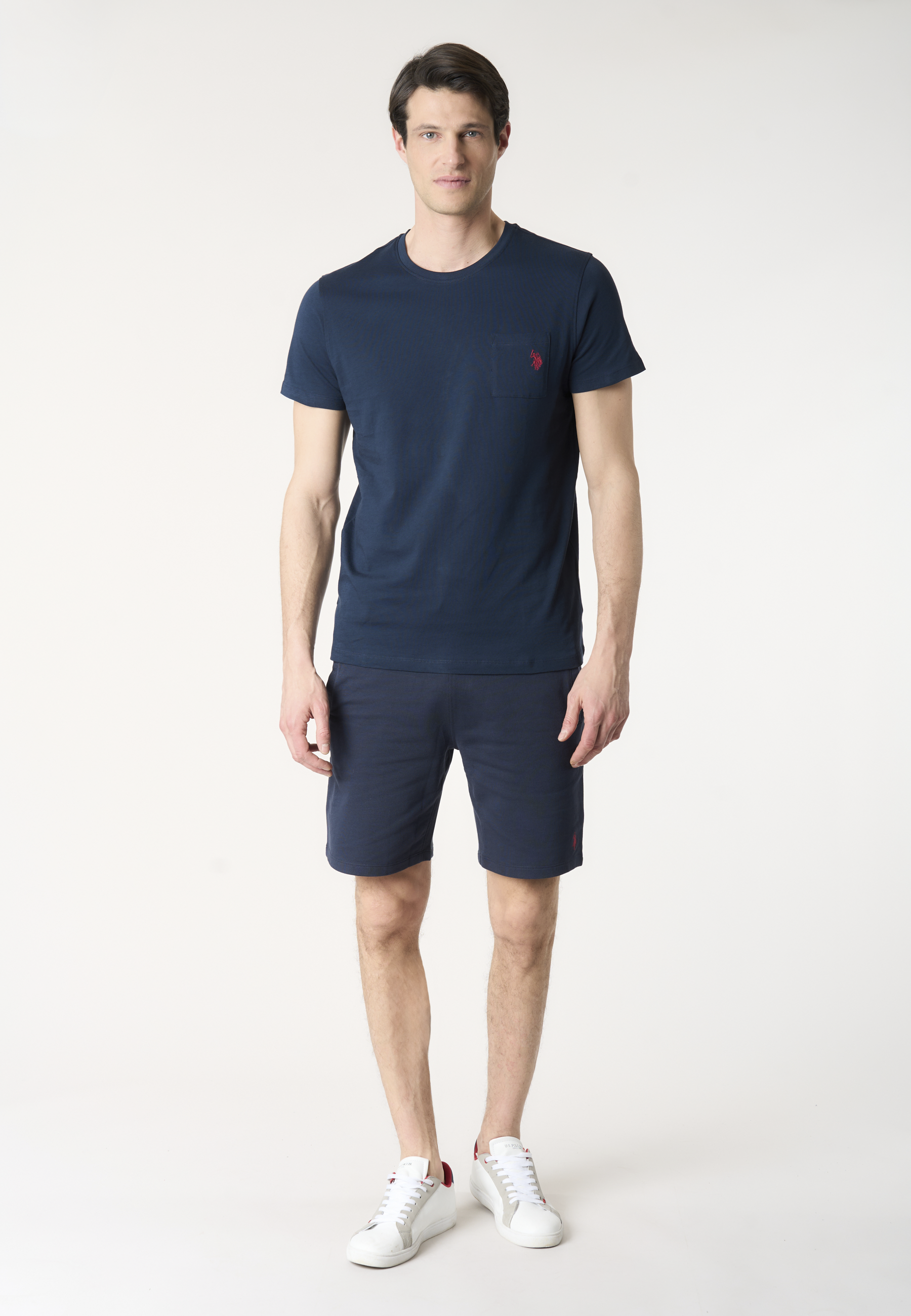 Pantalone corto da uomo in felpa con coulisse regolabile