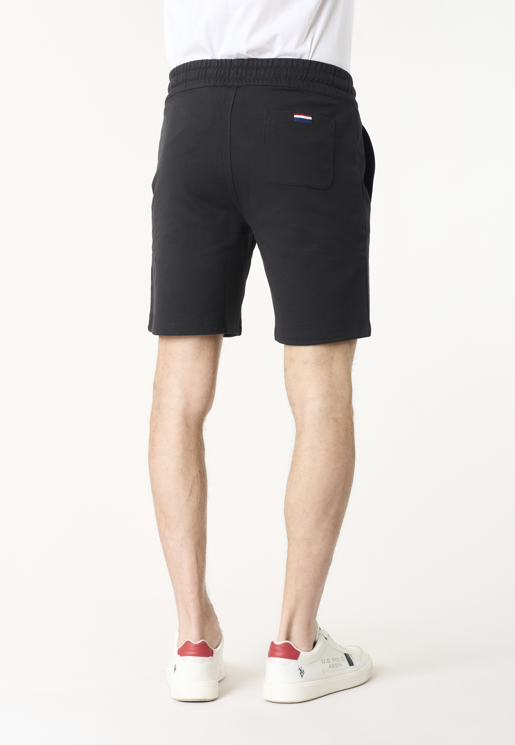 Pantalone corto da uomo in felpa con coulisse regolabile