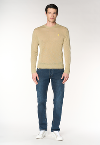 Pantalone denim da uomo cinque tasche regular fit