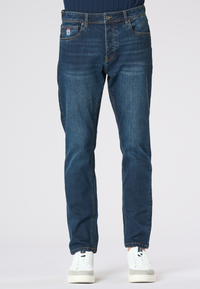 Pantalone denim cinque tasche tapered fit