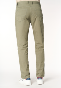 Pantalone cinque tasche da uomo in cotone stretch