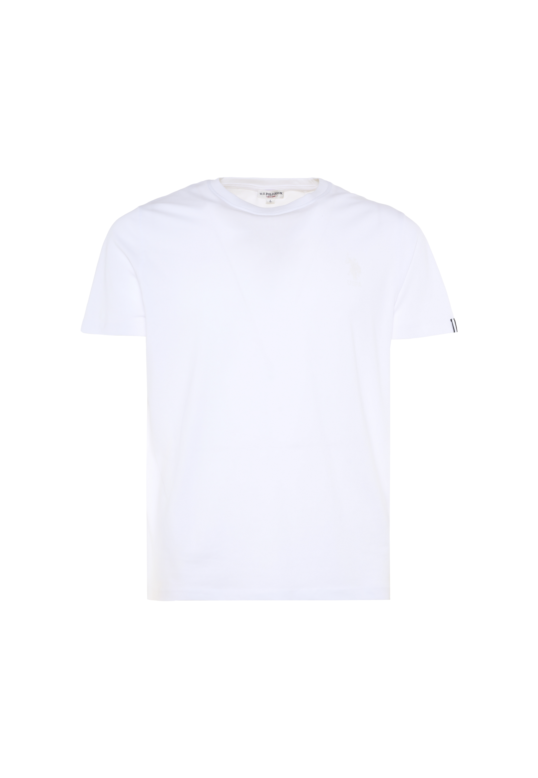 T-shirt da uomo in in cotone stretch con logo